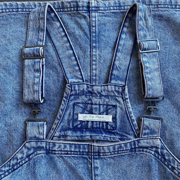 Free People Overall Smock Mini Dress - Picture 7 of 9